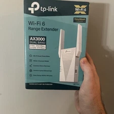 TP-Link AX3000 WiFi 6 Range Extender OneMesh Router  (RE715X) SEALED NEW
