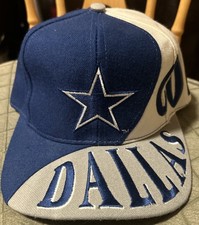 VTG Dallas Cowboys Wrap Around SnapBack Cap Hat Team NFL Drew Pearson 90s RARE