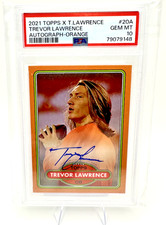 2021 Topps X Trevor Lawrence Football Cards Checklist 33