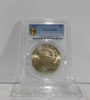 GOLD SHIELD!  1927-P  Peace Silver Dollar, PCGS MS-64!