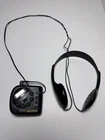 Sony VTG FM/AM Walkman Radio & Belt Clip SRF-M32 w/headphones - Works Great
