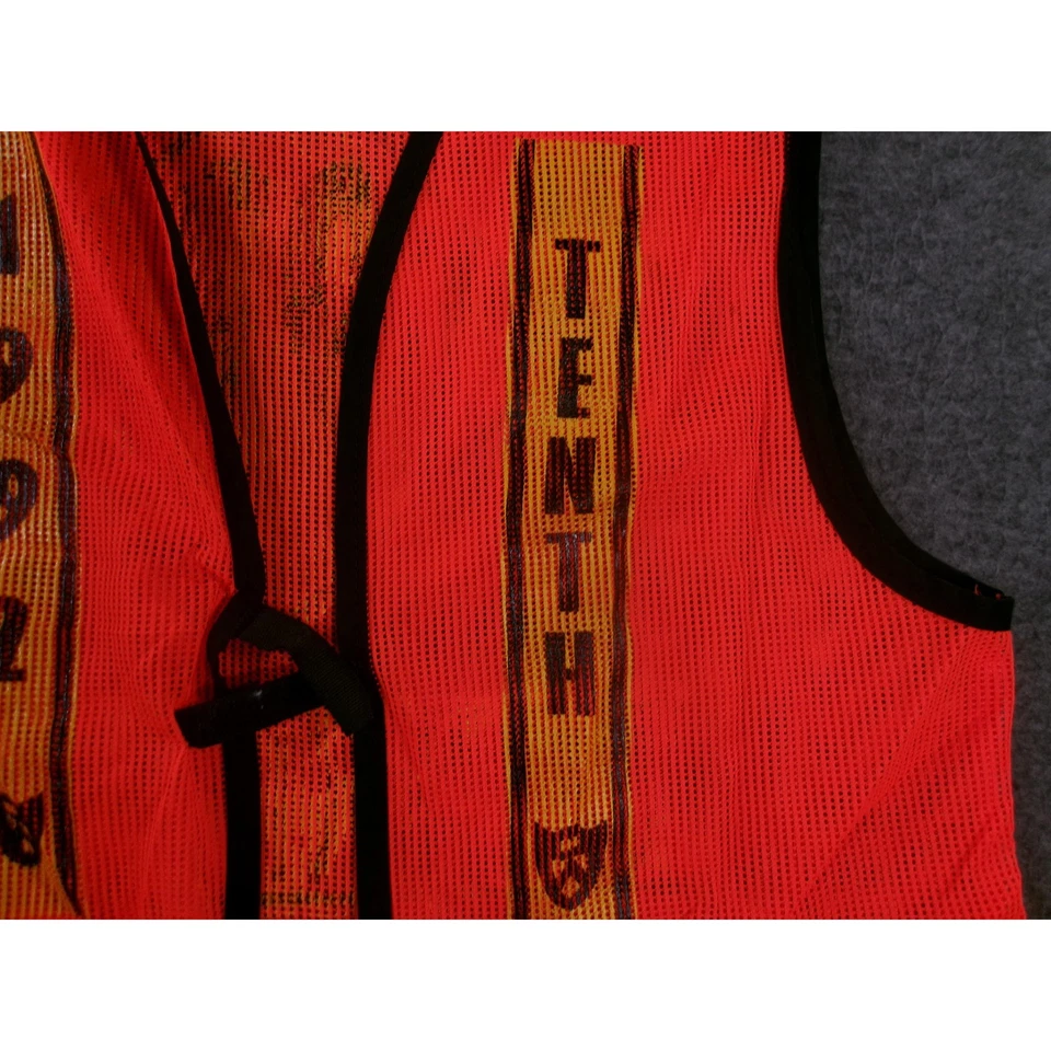 Chaleco Sewb EE. UU. Grande Naranja Malla Rendimiento 1992 Estampado Gráfico De Colección Atlético Foto 3 de 4