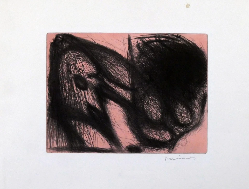 Arnulf RAINER, Ahnt - Radierung in Farbe aus 1967 - Bild 1 von 1