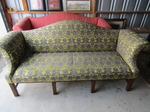 Kittinger Williamsburg Chippendale Mahogany CW129 Sofa- NEEDS REUPHOLSTERED