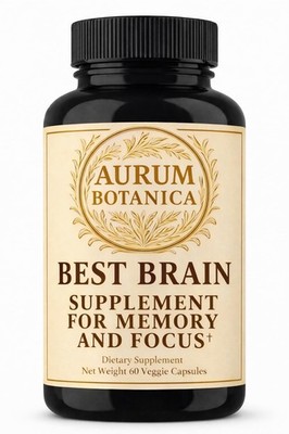 Best Brain Supplement for Memory and Focus - L-Theanine, Lion's Main, Vitamin...