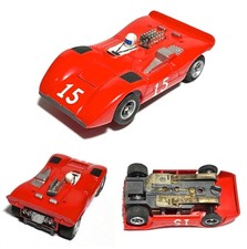 1971 Aurora Orig. AFX Non Magnatraction HO Slot Car 1751 FERRARI CAN AM 612 15