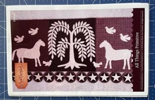 SEW CHERISHED All Things Primitive Wool Appliqué Sewing PATTERN