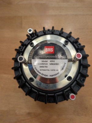 BMS 4594 Compression Driver Ohm Point Source With Dual