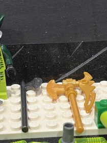 LEGO minifigure Lizaru njo0068 Ninjago Rise of Snakes 9557 complete no cards