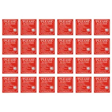 24 Pcs Please Do Not Flush Sign Decals Toilet Sign for Bathroom Toilet Warning