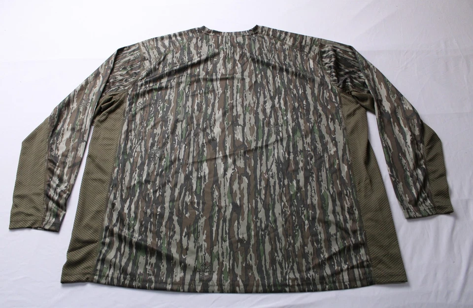 Shield Men's Finisher Turkey L/S Performance Tee BL1 Realtree Original Size 3XL - Image 3 of 3