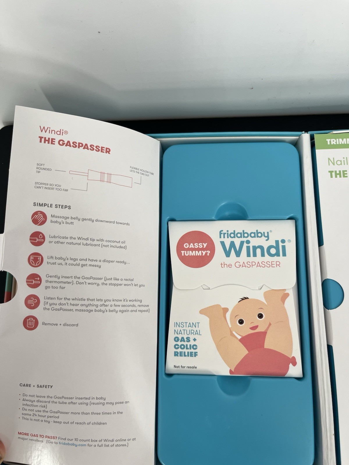 fridababy Windi and skinsoother openbox unused!