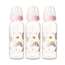 Parent's Choice Standard Neck Bottle, 9 fl oz, Newborn 0 Months, 3 Pack