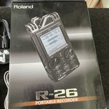 Roland R26 Field Recorder registratore 6 tracce 24/96 con 4 microfoni.  - Con scatola