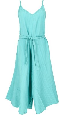 Boho Jumpsuit, Sommer Overall, Hosenkleid - aqua