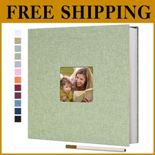 Retro Linen Scrapbook Album for 4x6 8x10 10x12 Photos