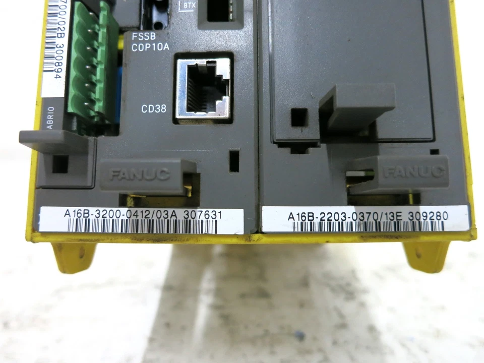 Fanuc A16B-3200-0412 + A16B-2203-0370 Robot Control CPU Board Power Supply PLC - Image 3 of 4