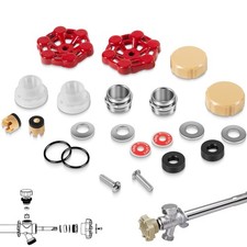 ASSE 1019-A Universal Outdoor Faucet Repair Kit VACVBKX1B Vacuum Breaker,Met...
