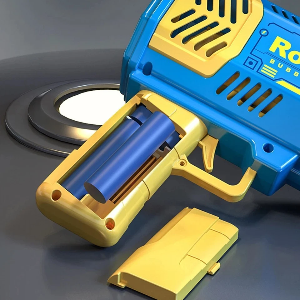 40/69 Holes Bubble Gun Big Rocket Launcher Automatic Machine Colorful Lights AU - Image 3 of 4