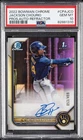 2022 BOWMAN CHROME PROSPECT AUTO REFRACTOR JACKSON CHOURIO 53/499 PSA 10 AUTO