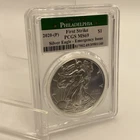 2020-(P) Emergency Issue Silver Eagle PCGS MS69 First Strike Philadelphia