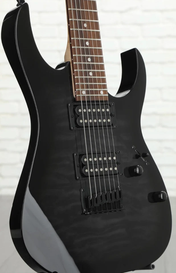 Ibanez Gio GRG7221QA Electric Guitar - Transparent Black Sunburst - Image 3 of 4