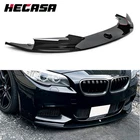 Gloss Black Front Bumper Lip Spoiler Splitter For 11-16 BMW F10 5 Series M Sport