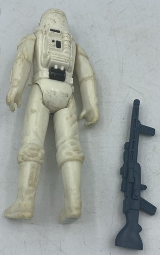 VINTAGE 1980 STAR WARS HOTH SNOWTROOPER with Gun HK #22 - Picture 4 of 4