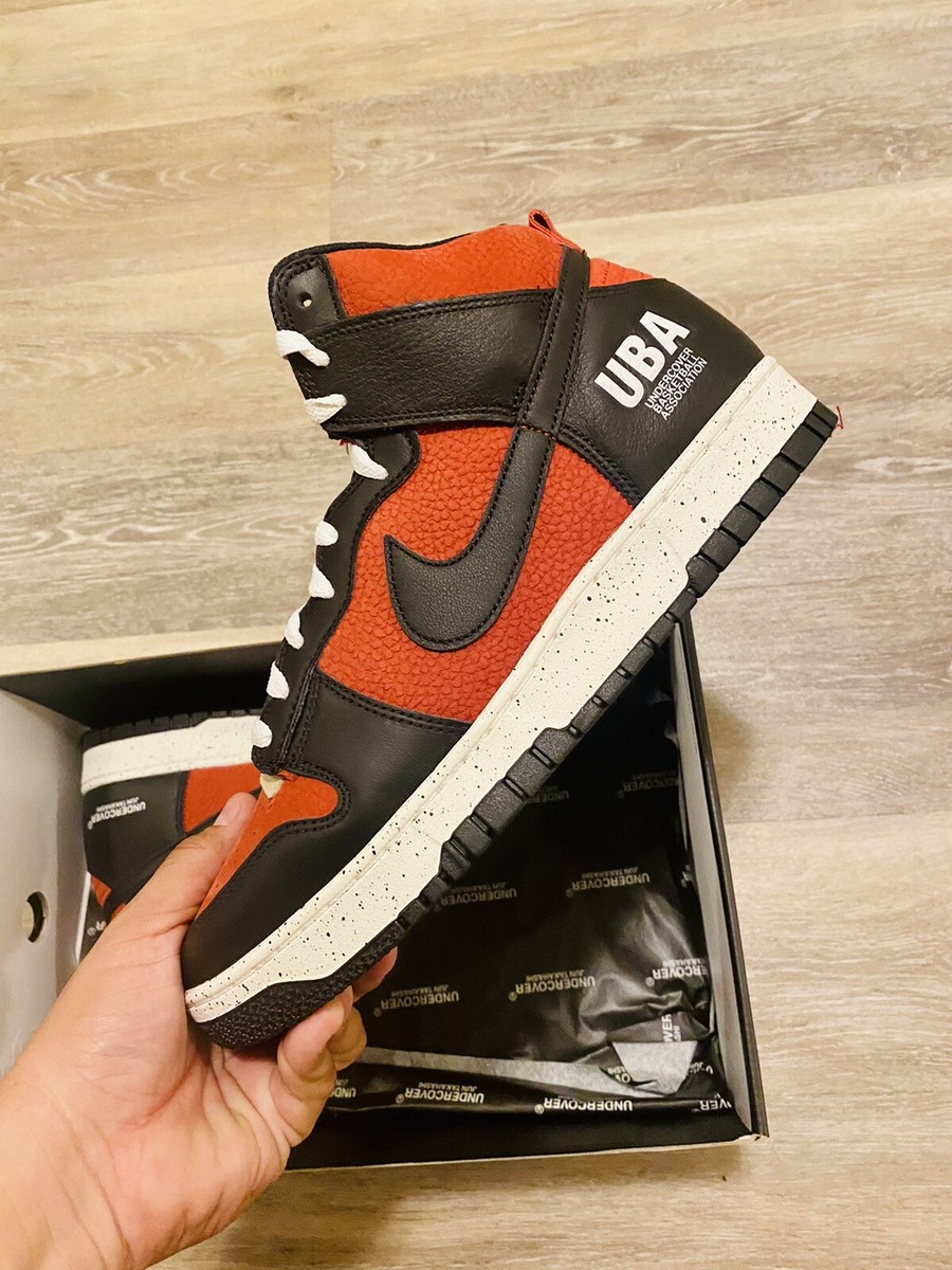 Nike x Undercover Dunk High 1985 'UBA' Gym Red Black White