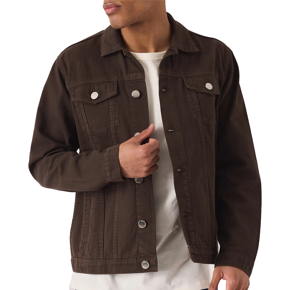 Men's button up jacket sale