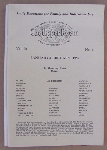 Alcoholics Anonymous Devotional AA History The Upper Room January-February 1965 - Imagen 3 de 6