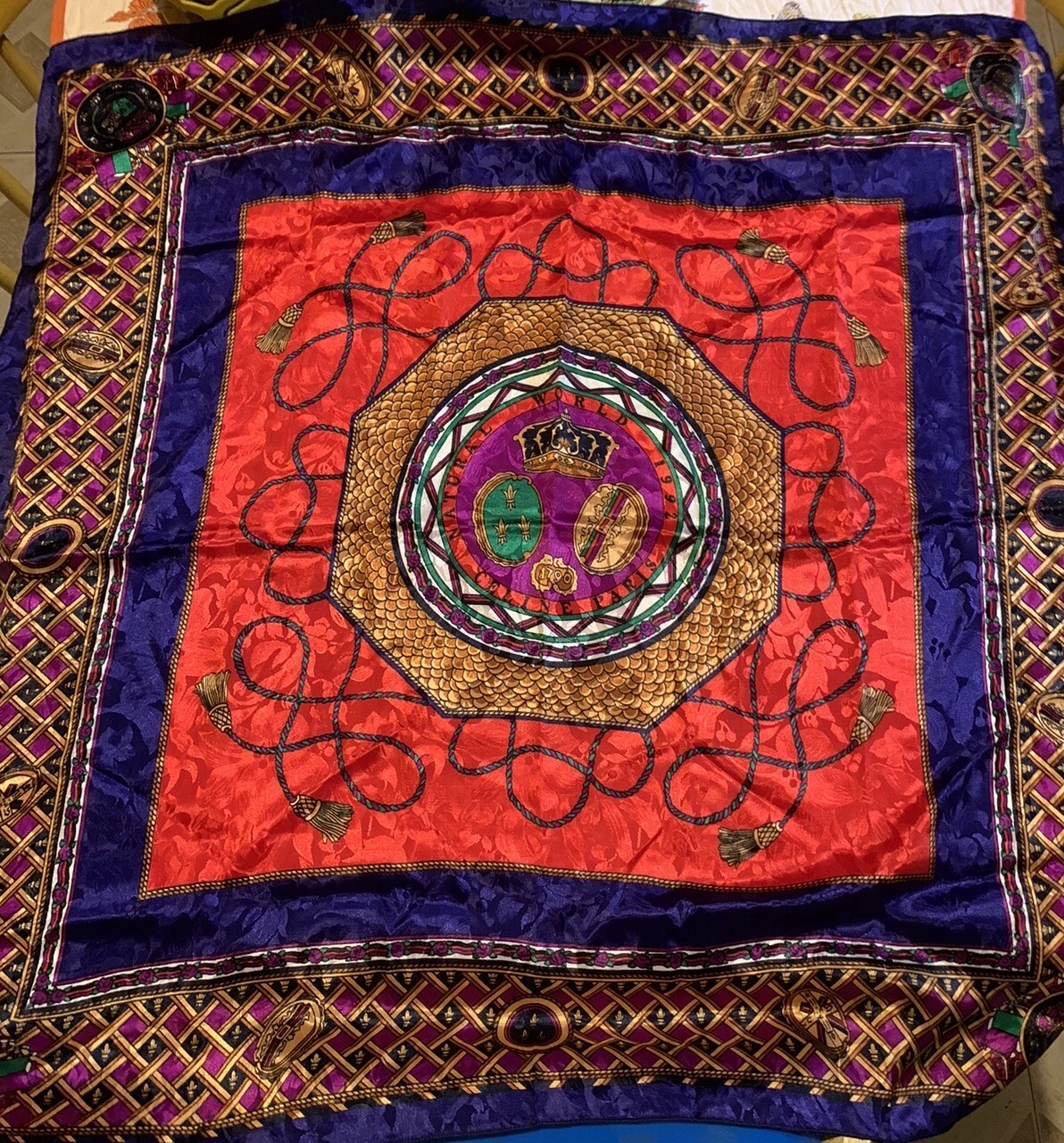 Celine Paris Natural World 1992 Scarf