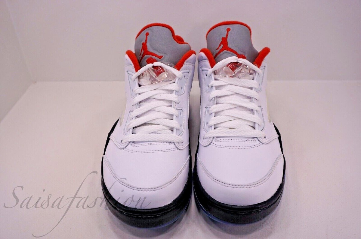 Size 7 - Air Jordan 5 Golf Low White Fire Red for sale Size 7 - Air Jordan 5 Golf Low White Fire Red for sale