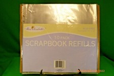 20 Pack 12x12 Scrapbook PAGE PROTECTORS Refill Miss Elizabeth Top Loading 3-Ring