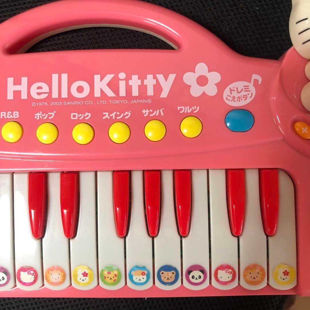 Hello kitty tabletop piano table piano Vintage kitty melody kawaii