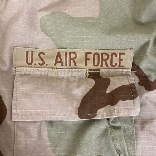 US Air Force Desert Camo Combat Jacket L Military Tactical DCU Uniform USCENTAF - Picture 3 of 15