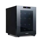 Shadow-T 12-Bottle Wine Cooler, Vibration-Free, Countertop, Mirrored