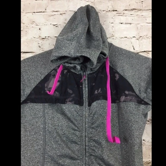mpg hooded zipped jacket