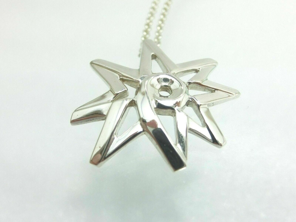 Tiffany & Co. Paloma Picasso Sterling Silver Sun Star Pendant