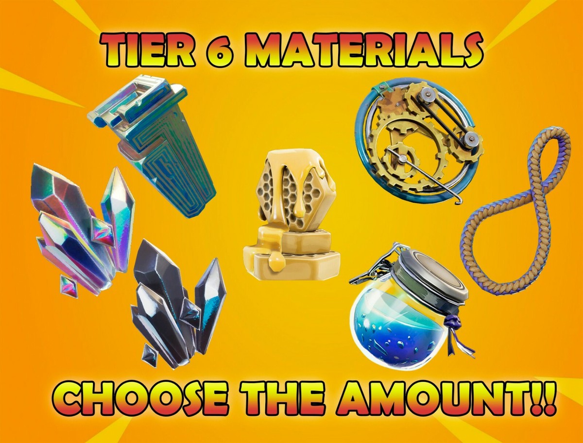 Tier 6 materials / Fortnite Save The World | eBay