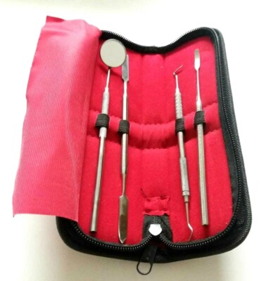 Zahnaufhellungsset Zahnstein Zahnsteinbelag Entferner Zahnpflege Dental Set 4tlg