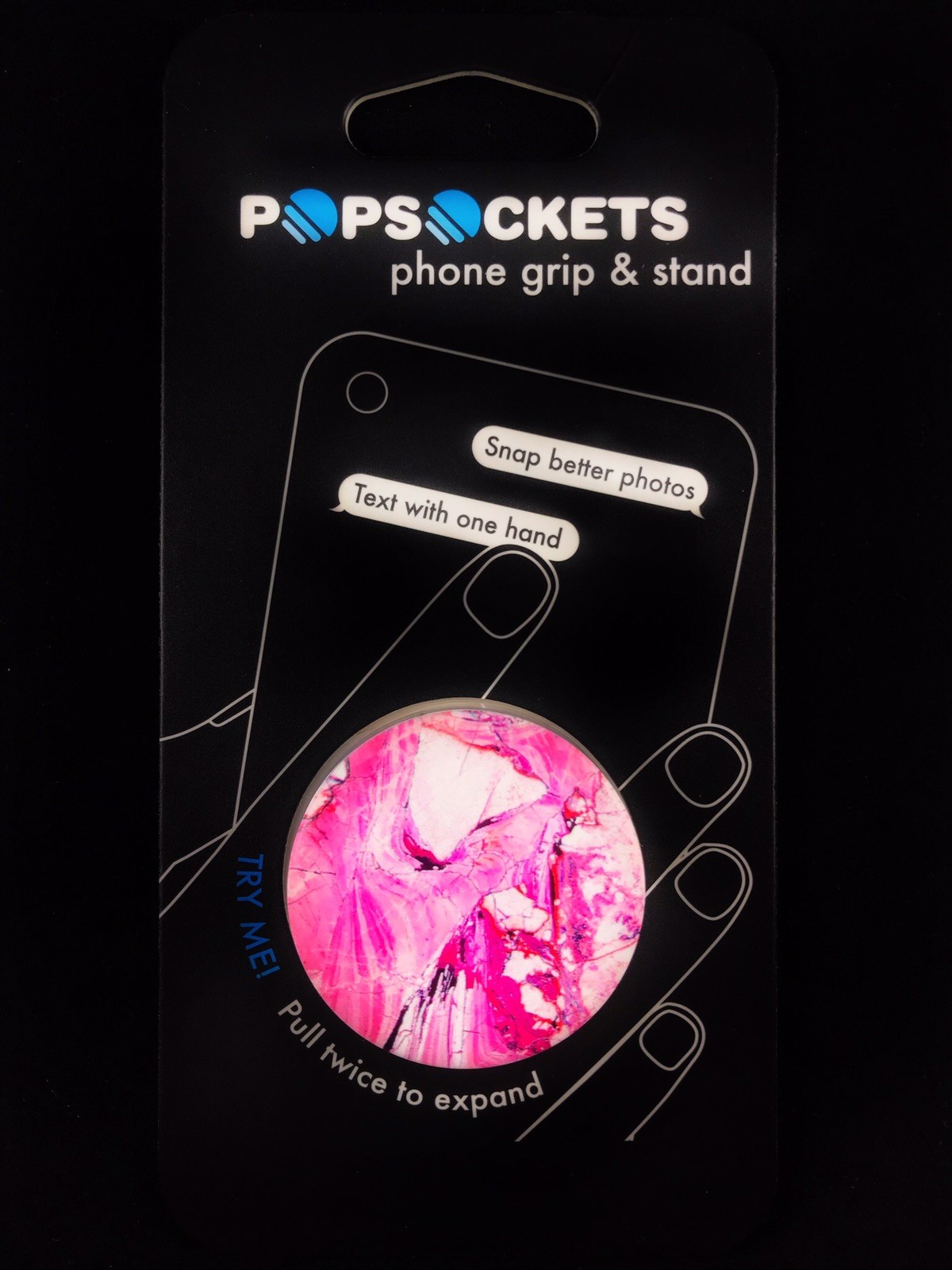 Authentic PopSockets Red Marble PopSocket Pop Socket Phone Holder Grip-image