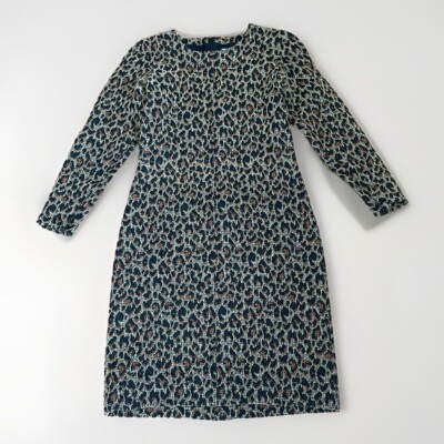 YSL Vintage Rive Gauche Kleid Leopardenmuster Yves Saint Laurent RAR Gr.40 UK12