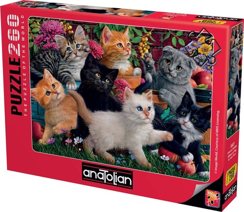 Rompecabezas de 260 piezas de Anatolian Kittens at Play - Imagen 2 de 2