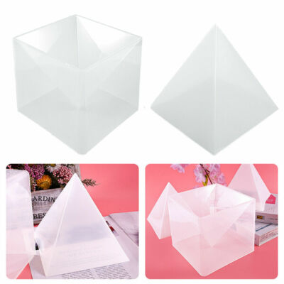 15 cm große Pyramidenform Zum Selbermachen Silikonform Harz Epoxidharz Gießen Schmuckform UK
