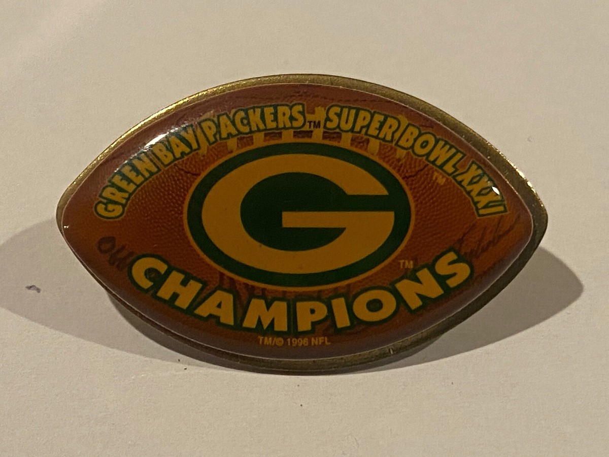 Green Bay Packers Hat Pin Super Bowl XXXI Champions Sunday 01/26