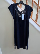 Women's NWT Black ASOS Curve Crochet Dress Plus Size 18