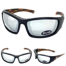 Biker MOTORCYCLE Riding Padded Protective Safety Eyewear SUN GLASSES GOGGLES C6