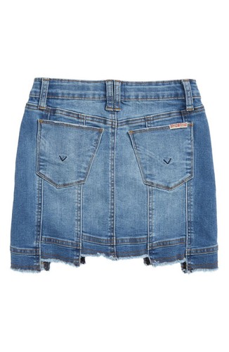 Hudson Kids Blair Paneled Denim Skirt (Big Girls) Size 12, DAY DREAM WASH - Picture 2 of 7