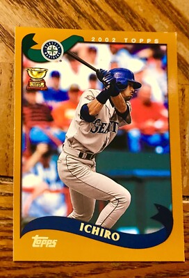 Ichiro Suzuki 2002 Topps Opening Day #51 Rookie Gold Cup 2nd Year